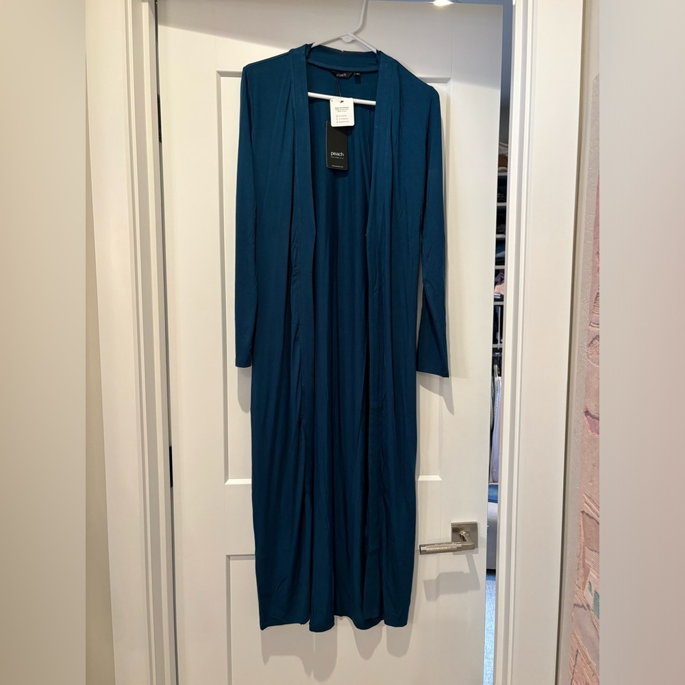 Blue cardigan